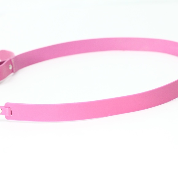 Antoniazzi Firenze Women Leather Large Belt New Italian Pink made in Italy main image 7